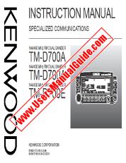 Vezi TM-D700E pdf Engleză (SUA) Manual de utilizare